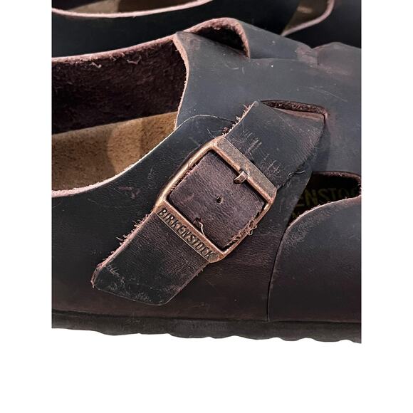 Birkenstock Oiled London Shoes Mens Size 40EU Brown Leather Slip On Comfort main image 5